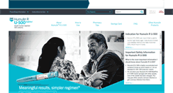 Desktop Screenshot of humulin.com